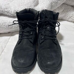 Timberland Black Men's Lace-Up Work Boots